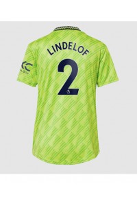 Manchester United Victor Lindelof #2 Voetbaltruitje 3e tenue Dames 2022-23 Korte Mouw